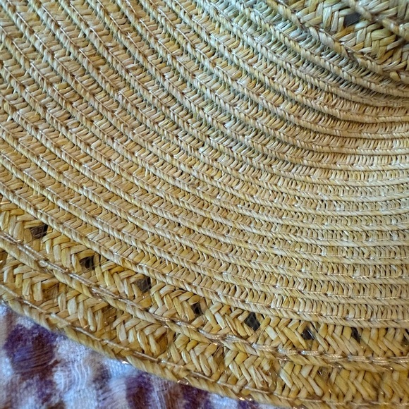 NWOT Giani Bernini Cloche Woven Straw Sun Hat OS Paper Straw Vacation Beach - Picture 8 of 11